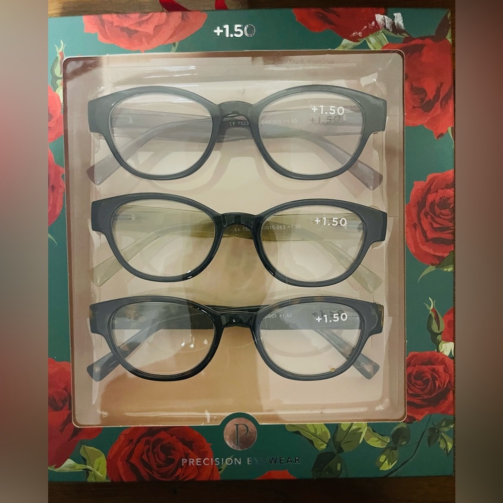 Precision Wear 1.50
3 Pack Reading Glasses for Women